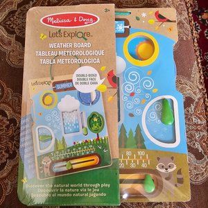 NWT Melissa & Doug Weather Board, Ages 3+